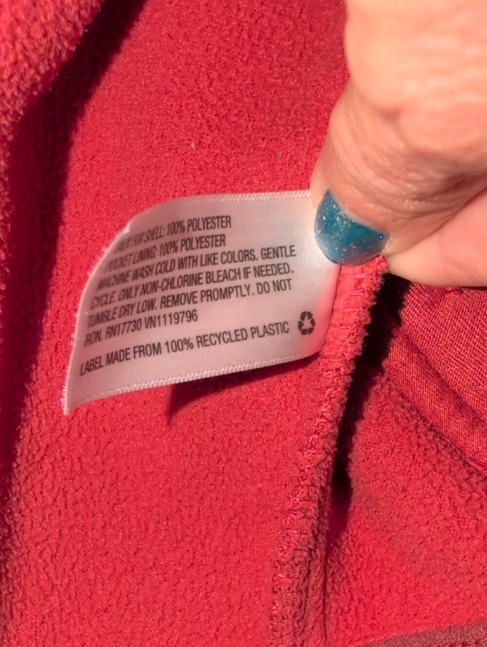 Universal Thread Teddy Fleece Jacket - Rust - Picture 8 of 10